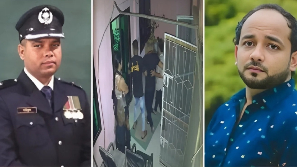 রেস্টহাউজে নারীসহ ওসি, আটক করে চাঁদা দাবি ছাত্রদল নেতার রেস্টহাউজে নারীসহ ওসি, আটক করে চাঁদা দাবি ছাত্রদল নেতার