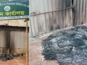 জামায়াতের নির্বাচনী অফিসে আগুন