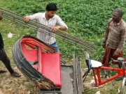 চাঁদা না পেয়ে প্রবাসীর ভবনের নির্মাণসামগ্রী লুট