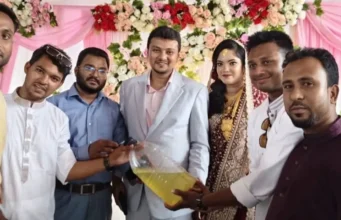 বিয়েতে ডিজেল উপহার পেলেন গণঅধিকার নেতা