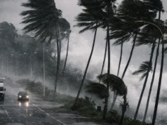 রাত ১টার মধ্যে ৬০ কিলোমিটার বেগে ঝড় হতে পারে যেসব অঞ্চলে