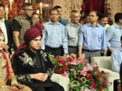 আন্দালিব পার্থর মেয়ের বিয়েতে প্রধানমন্ত্রী