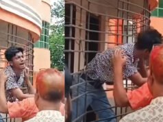 গ্রিলে আটকে চোরের চিৎকার— ‘স্যার আমি বের হতে পারছি না’
