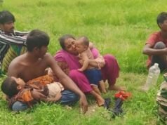 এভাবে ফেলায় রাখিয়েন না, বাচ্চাগুলা মরে যাবে, সীমান্তে কাঁদছেন মা