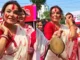 দশমীতে ঢাকেশ্বরী মন্দিরে সিঁদুর খেলায় মাতলেন শাওন