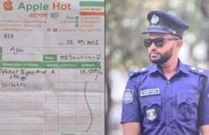 চোরাই বলে শিক্ষার্থীর কেনা আইফোন নিয়ে গেলেন এসআই, সঙ্গে নিলেন ১৭ হাজার টাকা ঘুষ!