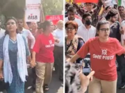 ব্যারিকেড সরিয়ে এগোচ্ছে মিছিল, থমথমে দিল্লি